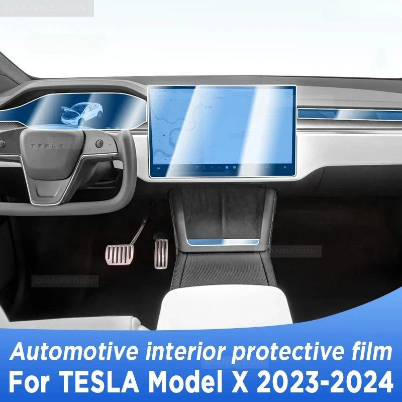 For TESLA Model X 2023 2024 Gearbox Panel Navigation Screen Automotive Interior Protective Film Anti-Scratch Accessories
For TESLA Model X 2023 2024 Gearbox Panel Navigation Screen Automotive Interior Protective Film Anti-Scratch Accessories
