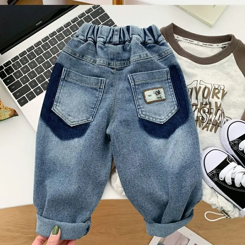Kids Boys Jeans Spring and Autumn New 2024 Children's Soft Pants Baby Korean Stretch Casual Pants
Kids Boys Jeans Spring and Autumn New 2024 Children's Soft Pants Baby Korean Stretch Casual Pants