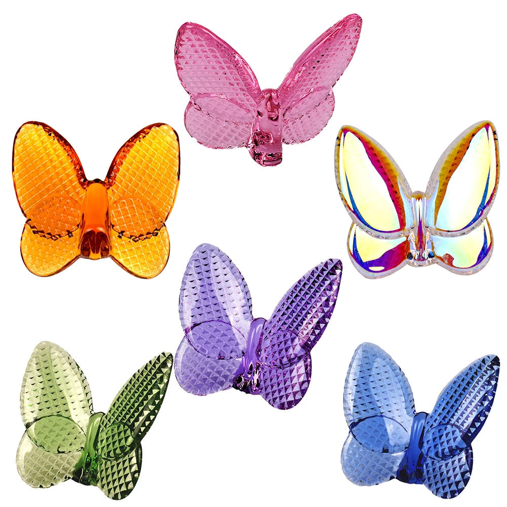 Glass Crystal Lucky Butterfly Vibrantly With Bright Color Ornaments For Home Office Desktop Decoration 6.5x8x3cm 6 Colors
Glass Crystal Lucky Butterfly Vibrantly With Bright Color Ornaments For Home Office Desktop Decoration 6.5x8x3cm 6 Colors
