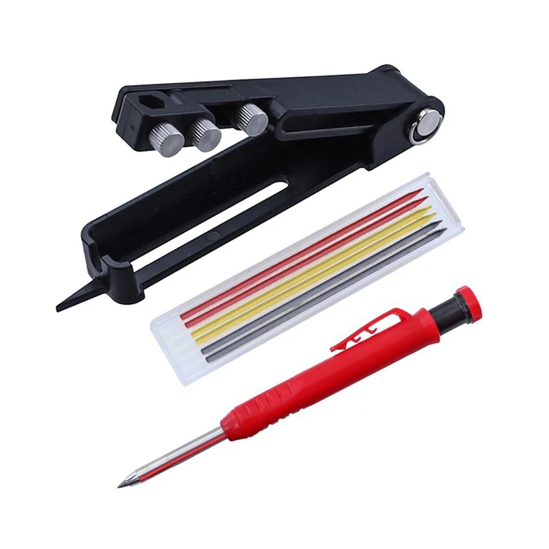 Promotion! Multifunctional Aluminum Alloy Scribing Profiler With Deep Hole Marker Pen, DIY Woodworking Measuring Tool
Promotion! Multifunctional Aluminum Alloy Scribing Profiler With Deep Hole Marker Pen, DIY Woodworking Measuring Tool
