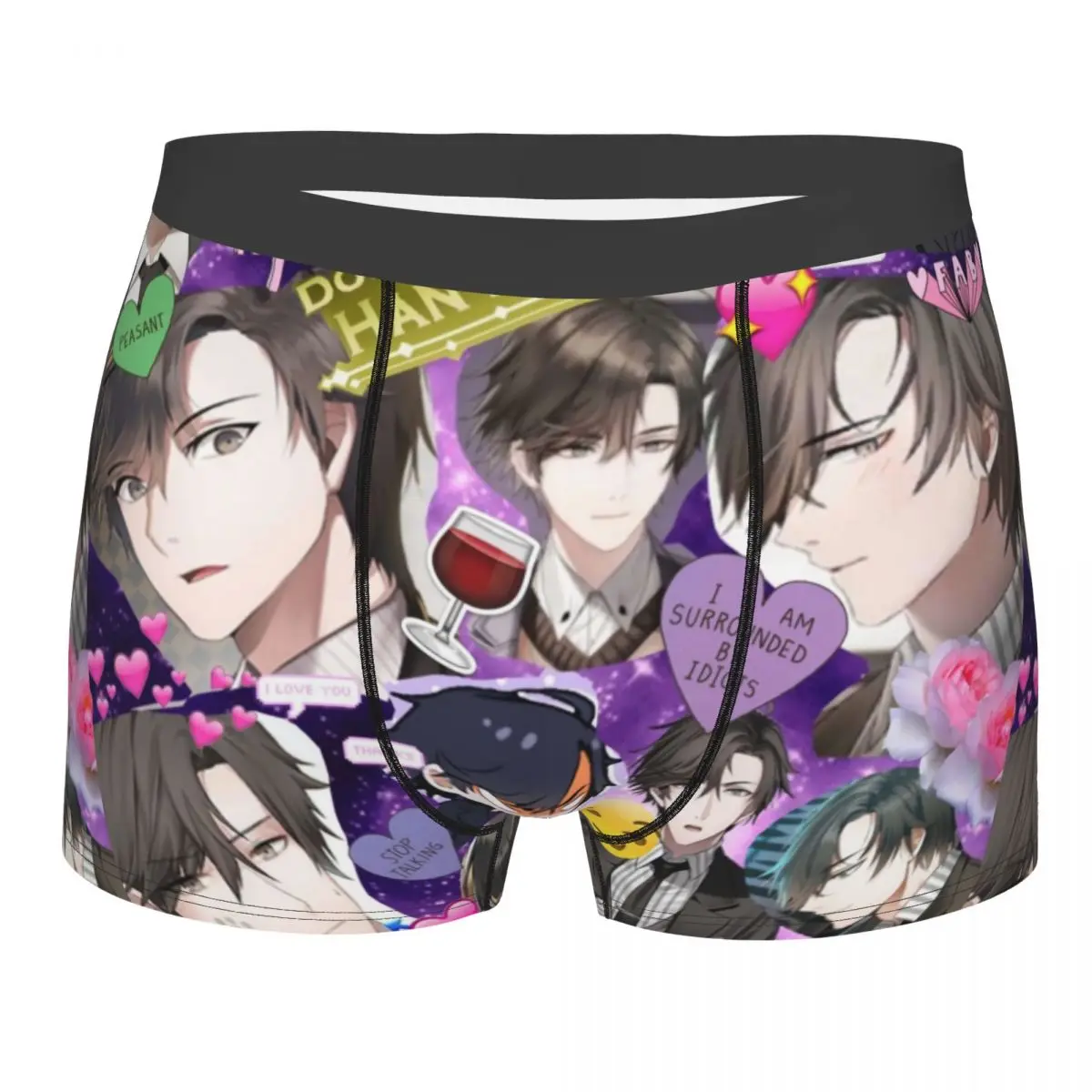 Men's Mystic Messenger Jumin Han Underwear Video Game Novelty Boxer Shorts Panties Homme Breathable Underpants
Men's Mystic Messenger Jumin Han Underwear Video Game Novelty Boxer Shorts Panties Homme Breathable Underpants