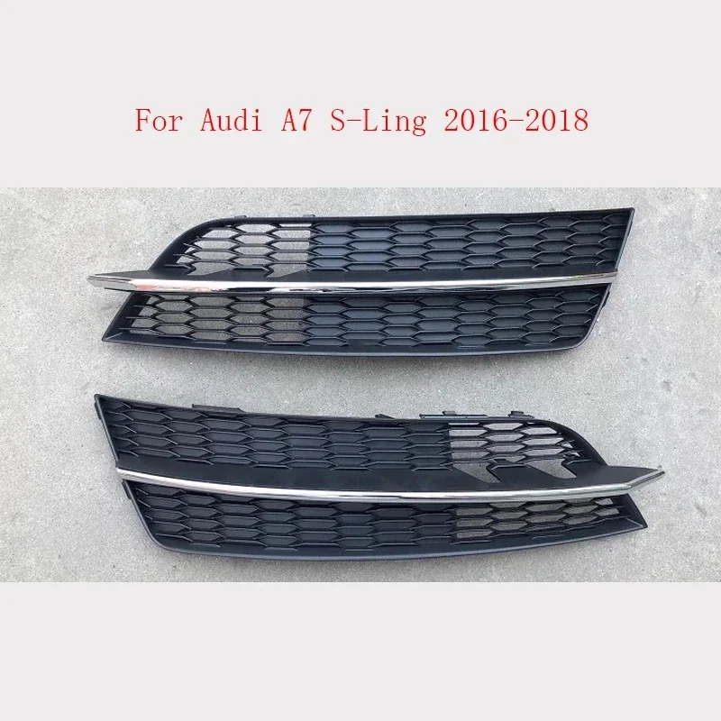 High Quality ABS Black And Chrome Front Lower Bumper Grills For Audi- A7 Sport S7 2016 2017 2018 Fog Light Grille Fog Lamp Frame
High Quality ABS Black And Chrome Front Lower Bumper Grills For Audi- A7 Sport S7 2016 2017 2018 Fog Light Grille Fog Lamp Frame