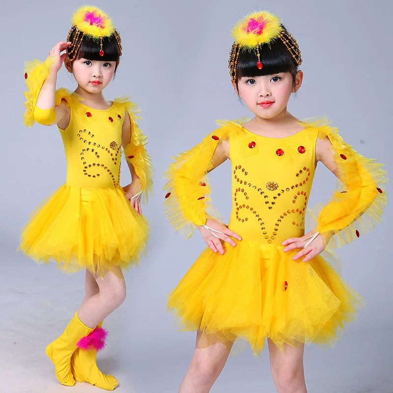Yellow Children Performance Ballroom Dance Dress Kids Girls Dancewear Skirts Latin Stage Dance Costume Girls Dance Costumes
Yellow Children Performance Ballroom Dance Dress Kids Girls Dancewear Skirts Latin Stage Dance Costume Girls Dance Costumes