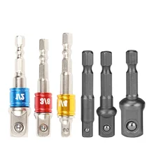 3Pcs Chrome Vanadium Steel Socket Adapter Extension Drill Bit Hex Shank To 1/4" 3/8" 1/2" Hex Bit Set Power Tools
3Pcs Chrome Vanadium Steel Socket Adapter Extension Drill Bit Hex Shank To 1/4" 3/8" 1/2" Hex Bit Set Power Tools