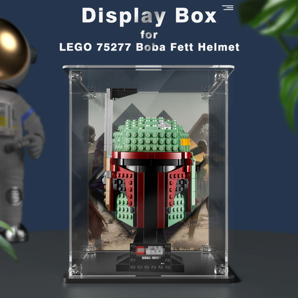 Акриловая витрина для Lego 75277 шлем бобы Фетта, пылезащитная прозрачная витрина, коробка для демонстрации моделей Игрушек (Набор Lego в комплект не входит)
Акриловая витрина для Lego 75277 шлем бобы Фетта, пылезащитная прозрачная витрина, коробка для демонстрации моделей Игрушек (Набор Lego в комплект не входит)