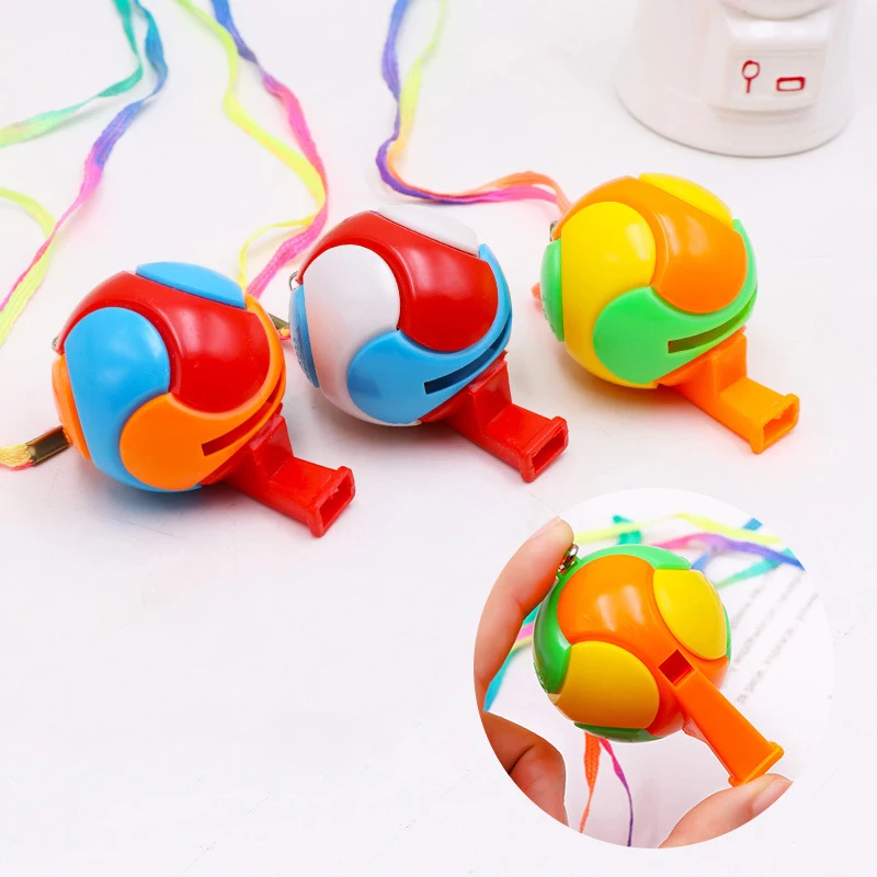 2 Pcs Children's Mini Colorful Cheering Referee Whistle Ball Toys Classic Nostalgic Soccer Whistle Children Party Props Toys
2 Pcs Children's Mini Colorful Cheering Referee Whistle Ball Toys Classic Nostalgic Soccer Whistle Children Party Props Toys