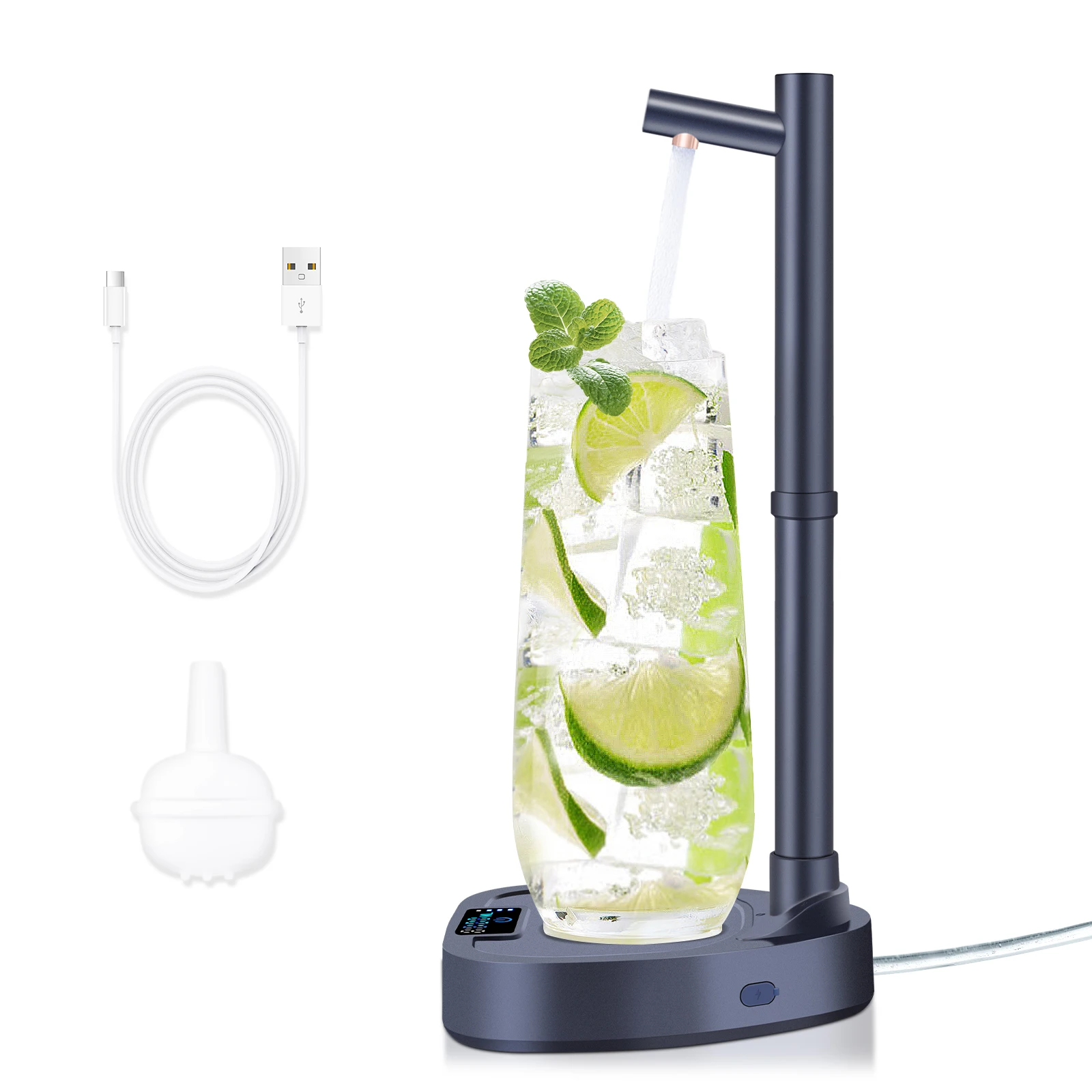Mini Portable Desktop Automatic Drinking Water Machine Kettle USB Charging Electric Water Dispenser Bottle Barreled Gallon Pump
Mini Portable Desktop Automatic Drinking Water Machine Kettle USB Charging Electric Water Dispenser Bottle Barreled Gallon Pump