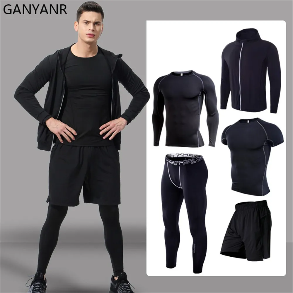GANYANR комплект для бега Мужская одежда футболка куртка штаны Свитшот Футбол Баскетбол Футбол Спортивные штаны спортивный костюм 
GANYANR комплект для бега Мужская одежда футболка куртка штаны Свитшот Футбол Баскетбол Футбол Спортивные штаны спортивный костюм