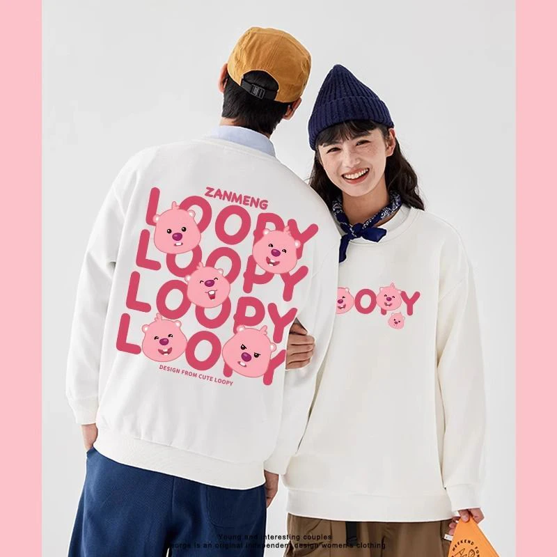 Nice Look Loopy Cartoon Cotton Sweater Autumn Regular Thin or Winter Fleeced Loose Long Sleeved Round Neck Hoodie for Women
Nice Look Loopy Cartoon Cotton Sweater Autumn Regular Thin or Winter Fleeced Loose Long Sleeved Round Neck Hoodie for Women
