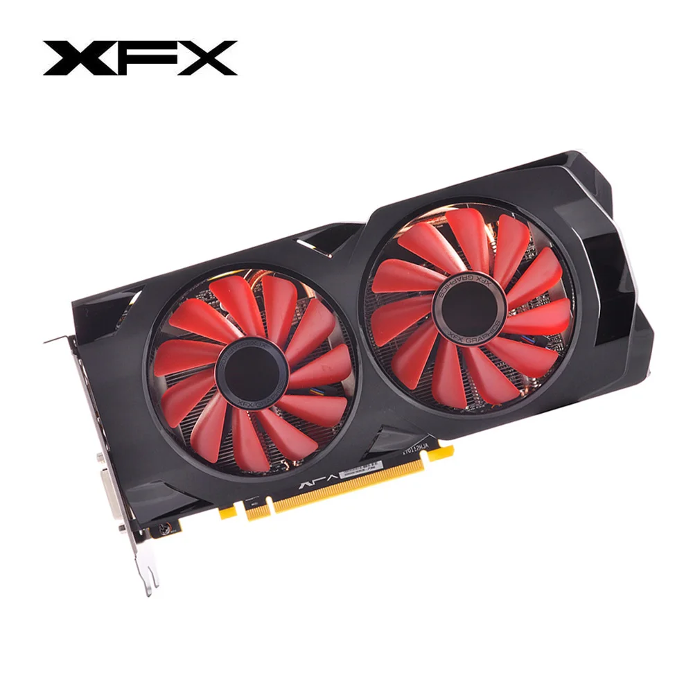 Видеокарта XFX RX 580 8 ГБ 4 Гб 2 графический процессор AMD GPU Radeon RX590 570 560 550 R7 R9 370 380
