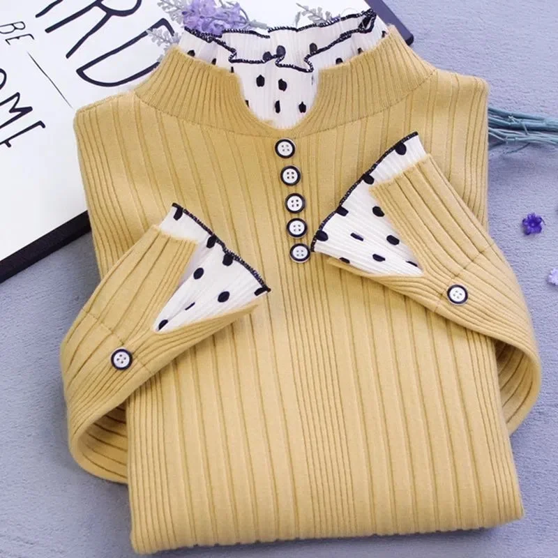 Hot 2024 New Fashion Autumn Women Pullover Sweater Half Turtleneck Knitting Sweaters Female Long Sleeve Soft Jumper Tops
Hot 2024 New Fashion Autumn Women Pullover Sweater Half Turtleneck Knitting Sweaters Female Long Sleeve Soft Jumper Tops