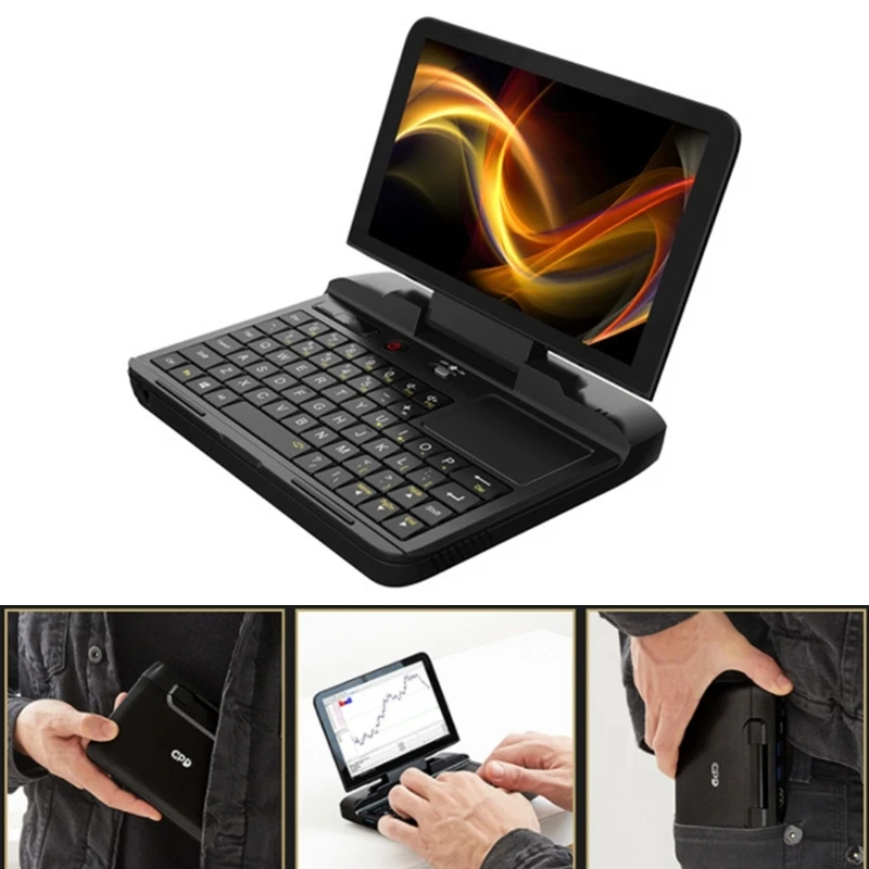 GPD Micro PC 6" Handheld Industry Laptop Mini PC Win 10 Pro,Pocket Mini Portable PC Computer Notebook,8GB 256G ROM
GPD Micro PC 6" Handheld Industry Laptop Mini PC Win 10 Pro,Pocket Mini Portable PC Computer Notebook,8GB 256G ROM