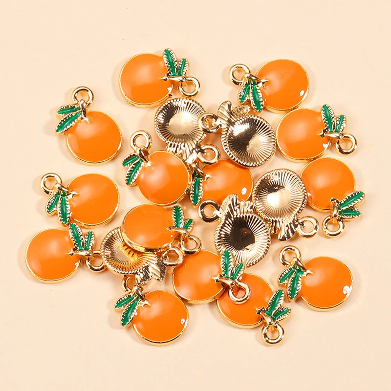 10Pcs Enamel Orange Charms for Earrings Pendants Necklaces Fruit Tangerine Charms Handmade DIY Jewelry Making Accessories
10Pcs Enamel Orange Charms for Earrings Pendants Necklaces Fruit Tangerine Charms Handmade DIY Jewelry Making Accessories