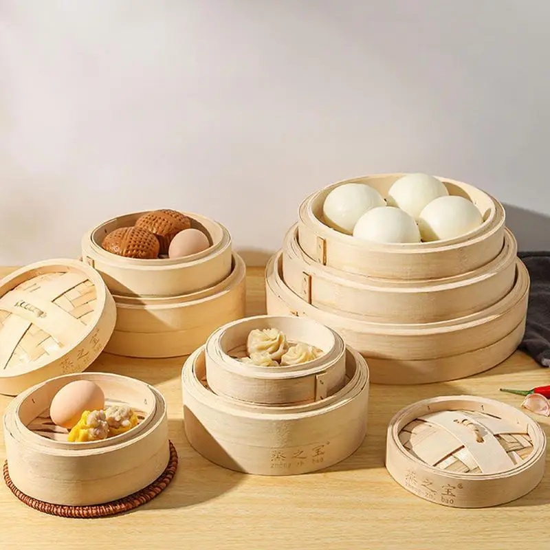 Handmade Bamboo Steamer Plate Multifunctional Bamboo Steamer Cooker With Lid For Dumplings Fish Rice Kitchen Steamer Basket
Handmade Bamboo Steamer Plate Multifunctional Bamboo Steamer Cooker With Lid For Dumplings Fish Rice Kitchen Steamer Basket