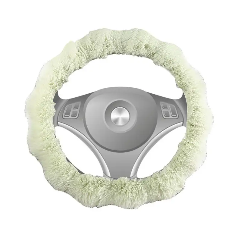 Soft Plush Steering Wheel Cover Comfortable Steering Wheel Protector Universal Luxury Furry Cover with Anti Slip Inner Ring
Soft Plush Steering Wheel Cover Comfortable Steering Wheel Protector Universal Luxury Furry Cover with Anti Slip Inner Ring