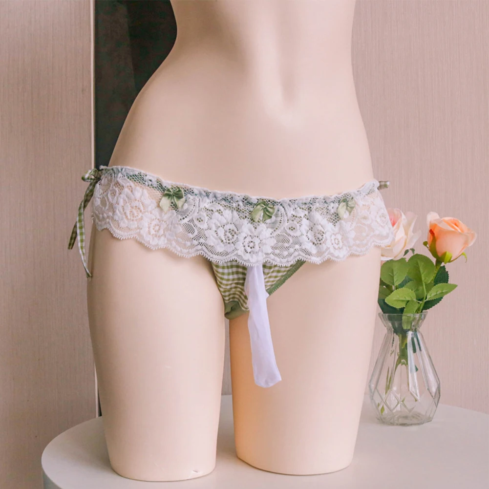 Sissy Lace Thongs Panties Skirt Men Lace-Up Waist Bikini Briefs Lace Brim Low Rise Underwear Ruffle Sexy G-String Gaywear
Sissy Lace Thongs Panties Skirt Men Lace-Up Waist Bikini Briefs Lace Brim Low Rise Underwear Ruffle Sexy G-String Gaywear