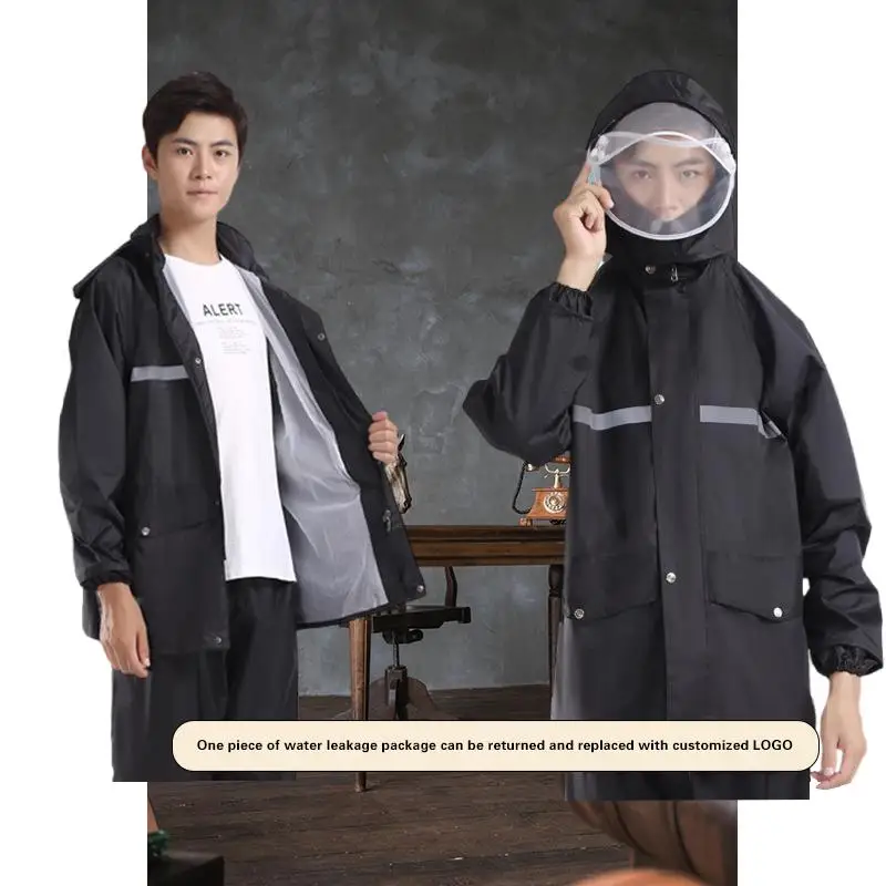 

Ultimate Raincoat and Rain Pants Set for Labor Protection and Anti-Riot - Stay Dry and Protected in Any Weather