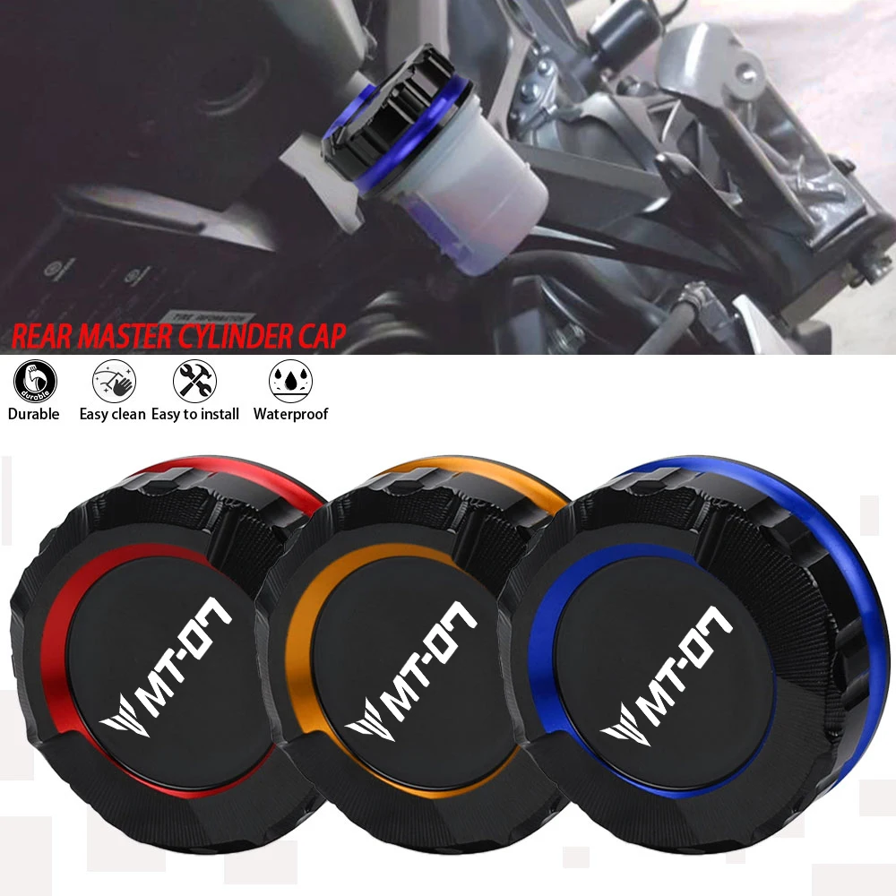 

MT07 Rear Master Brake Cylinder Reservoir Motorcycle Oil Tank Cap For Yamaha MT-07 MT 07 2014 2015 2016 2017 2018 2019 2020 2023