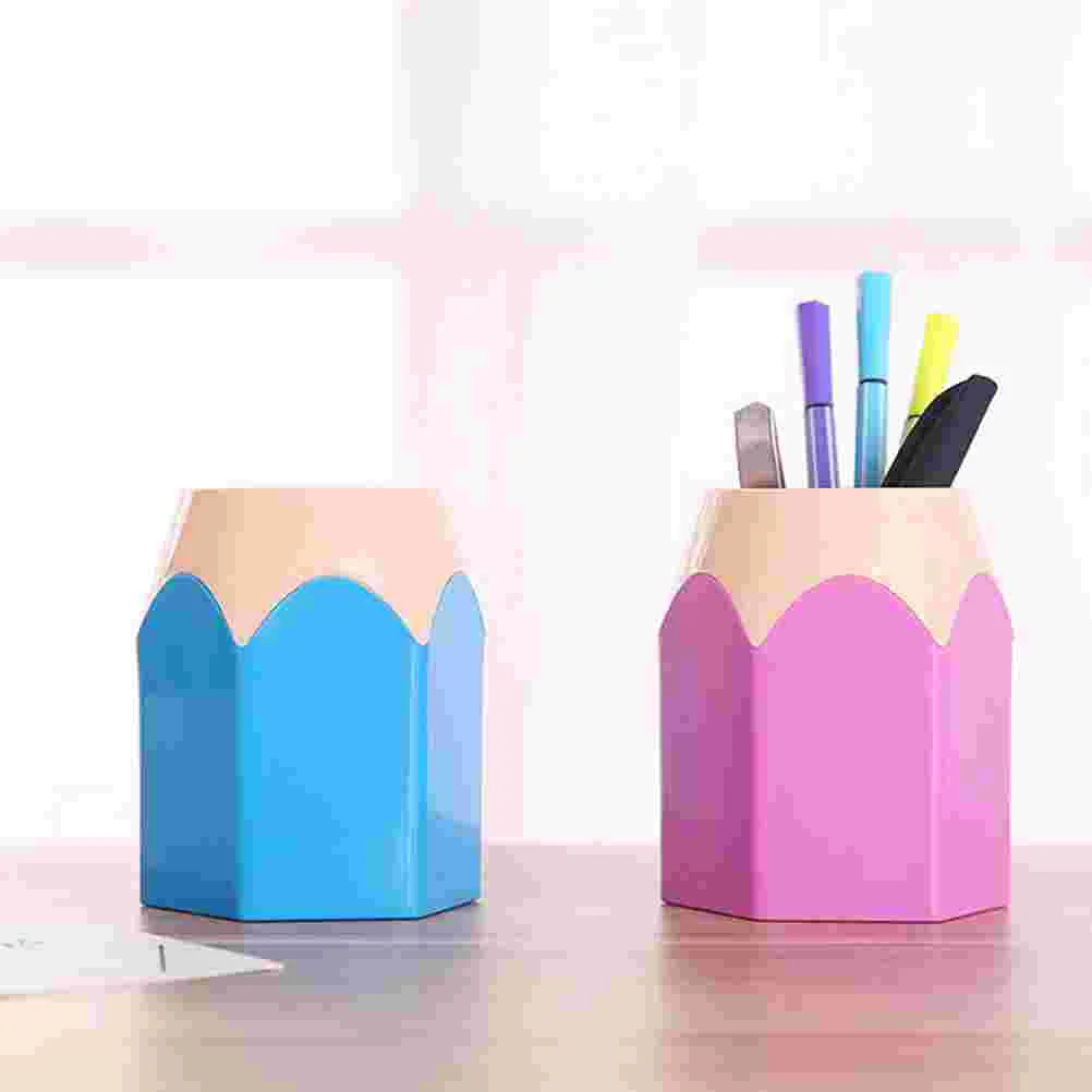 

10pcs Pencil Dispenser for Tabletop Colored Pen Holder Cute Pen Containers Pen Organizer