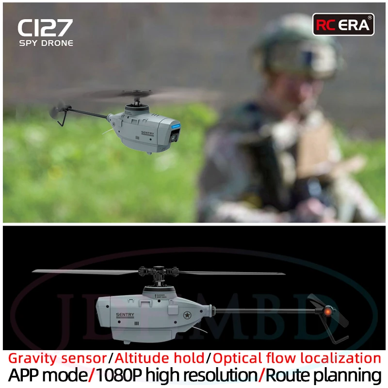 Professional 2.4GHz RC Drone 720P Camera 6-Axis Wifi RC Helicopter 6G With Wide Angle Camera Single Paddle Without Ailerons
Professional 2.4GHz RC Drone 720P Camera 6-Axis Wifi RC Helicopter 6G With Wide Angle Camera Single Paddle Without Ailerons