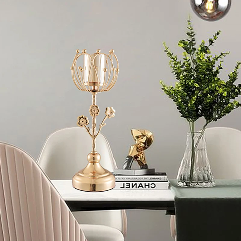Nordic Golden Candle Holder Aesthetic Personalized Technology Home Decorations New Elegant Decoration Mariages House Decoration
Nordic Golden Candle Holder Aesthetic Personalized Technology Home Decorations New Elegant Decoration Mariages House Decoration