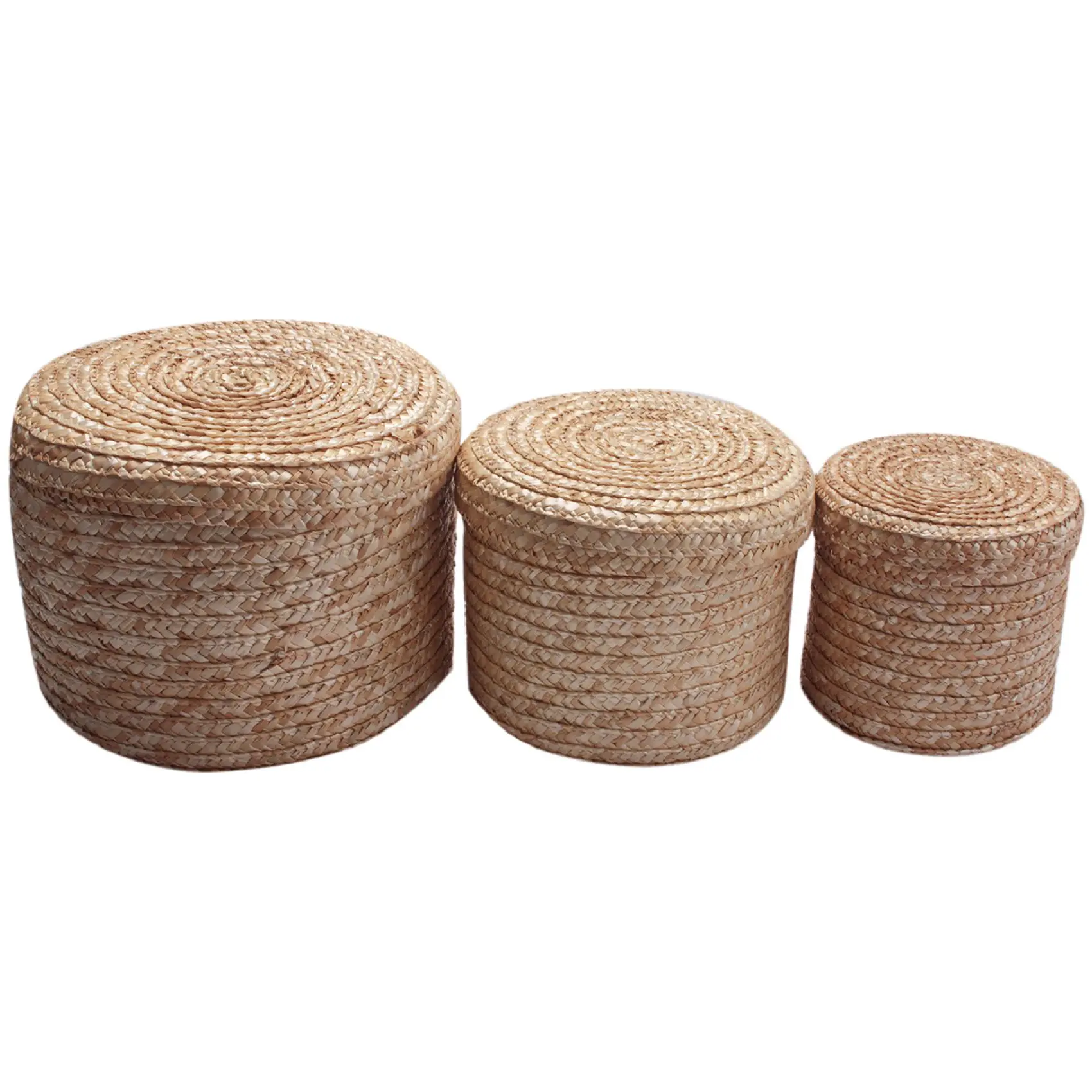 3 Pcs/Set Handmade Straw Woven Storage Basket With Lid Snack Organizer Storage Box Laundry Baskets Rattan Storage
3 Pcs/Set Handmade Straw Woven Storage Basket With Lid Snack Organizer Storage Box Laundry Baskets Rattan Storage