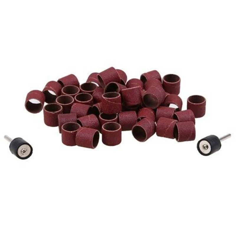 60pcs 12.5mmX12.5mm 80 Grit Sanding Belts With 2 Pcs 1/2" Rubber Mandrel For Dremel Drill Rotary Abrasive Tools Set
60pcs 12.5mmX12.5mm 80 Grit Sanding Belts With 2 Pcs 1/2" Rubber Mandrel For Dremel Drill Rotary Abrasive Tools Set