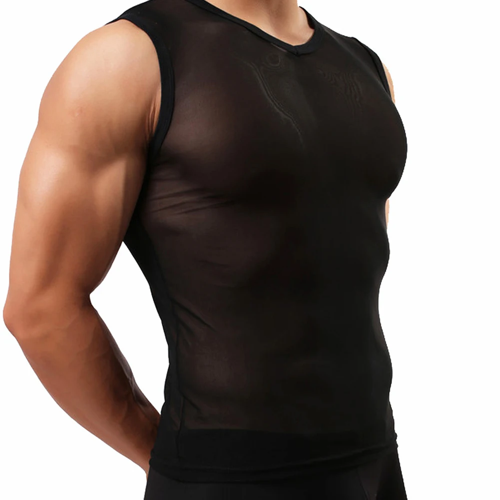 Hot Men Summer See-Through Fishnet Sexy Undershirt T-Shirt Clubwear Sports Short Sleeve Tank Top Comfortable Muscle Vest
Hot Men Summer See-Through Fishnet Sexy Undershirt T-Shirt Clubwear Sports Short Sleeve Tank Top Comfortable Muscle Vest