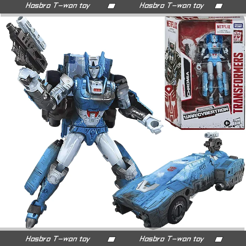 

Hasbro Transformers Generations War for Cybertron: Trilogy Chromia Exclusive Deluxe Action Figure [Netflix Series] In Stock