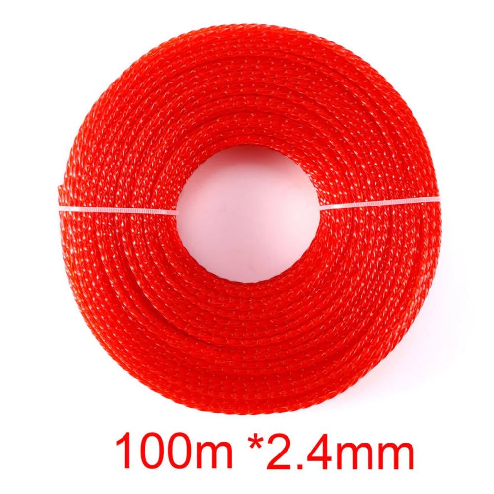 2.4mm*100m Red Easy installation String 1pc Spool Cutter Nylon Line Trimmer Replace Wire Strimmer Convenient Useful
2.4mm*100m Red Easy installation String 1pc Spool Cutter Nylon Line Trimmer Replace Wire Strimmer Convenient Useful