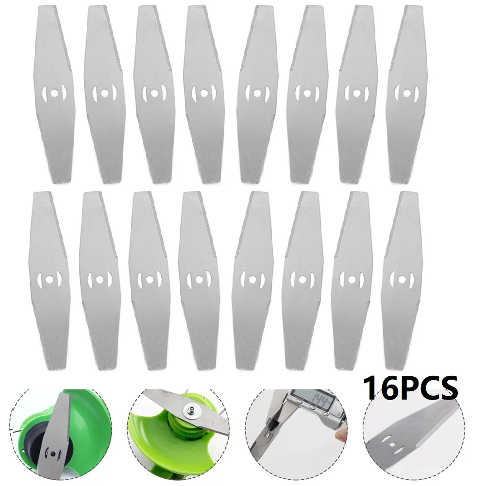 16Pcs 3 Hole Metal Replacement Blades Spare Parts For Grass Trimmer Lawn Mower Accessories Garden Tool Parts 6 Inch 150mm
16Pcs 3 Hole Metal Replacement Blades Spare Parts For Grass Trimmer Lawn Mower Accessories Garden Tool Parts 6 Inch 150mm