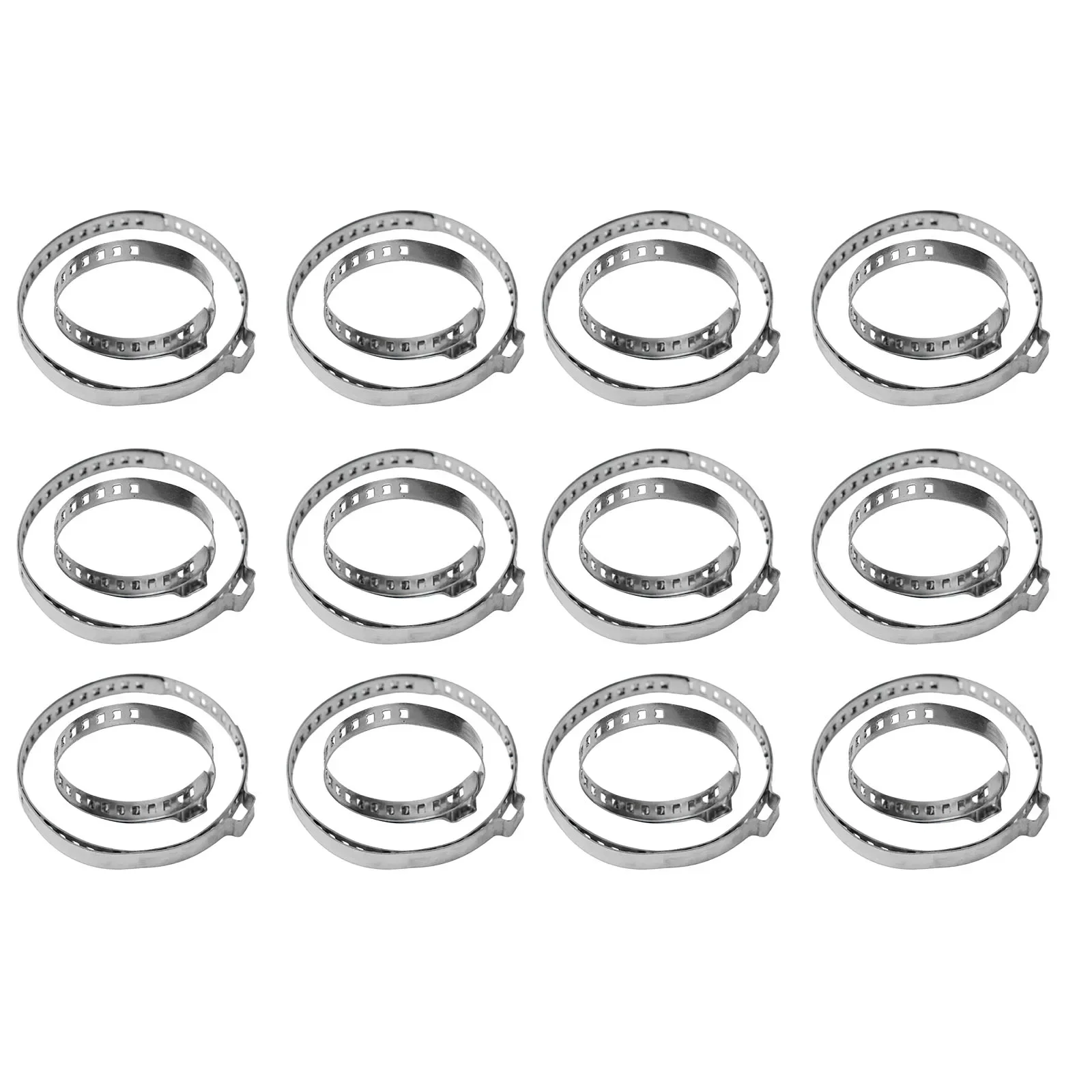 24pcs Pipe Clamps Genuines Jubilee Stainless Steel Hose Clips Car Fuel Hose Pipe Clamps Worm Drive Anti-oxidations
24pcs Pipe Clamps Genuines Jubilee Stainless Steel Hose Clips Car Fuel Hose Pipe Clamps Worm Drive Anti-oxidations