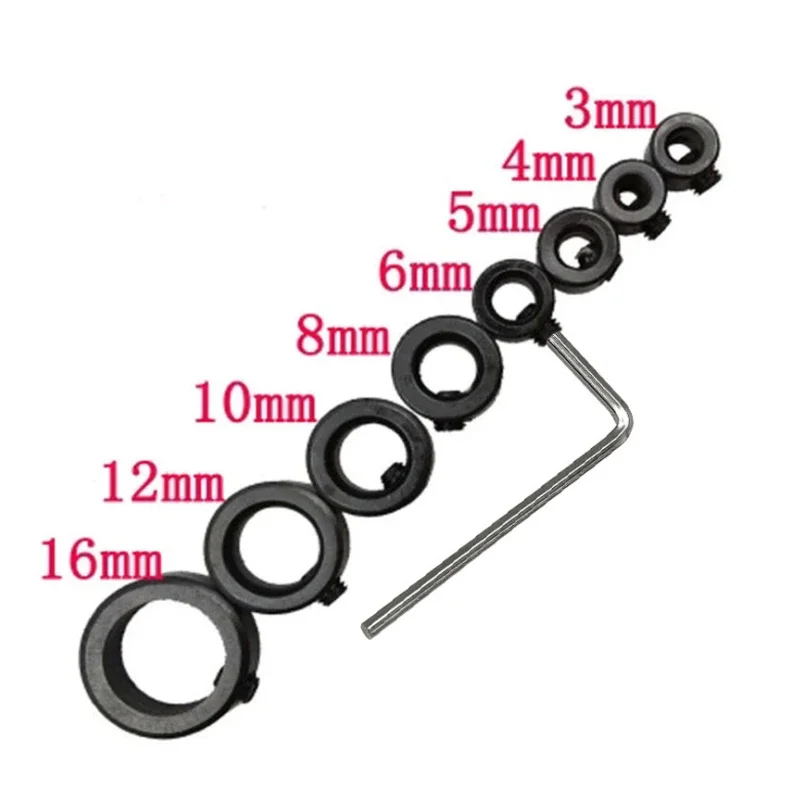 8pcs 3-16mm Woodworking Drill Locator Drill Bit Depth Stop Collars Ring Positioner Drill Locator Wood Bit Tool
8pcs 3-16mm Woodworking Drill Locator Drill Bit Depth Stop Collars Ring Positioner Drill Locator Wood Bit Tool