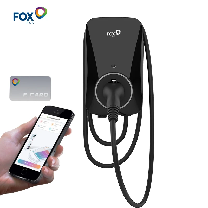 FOXESS 7KW EV Charging Stations EVSE Wall Charger GBT Electric Car Charger And APP Control Electric Vehicle Chargers 32A
FOXESS 7KW EV Charging Stations EVSE Wall Charger GBT Electric Car Charger And APP Control Electric Vehicle Chargers 32A