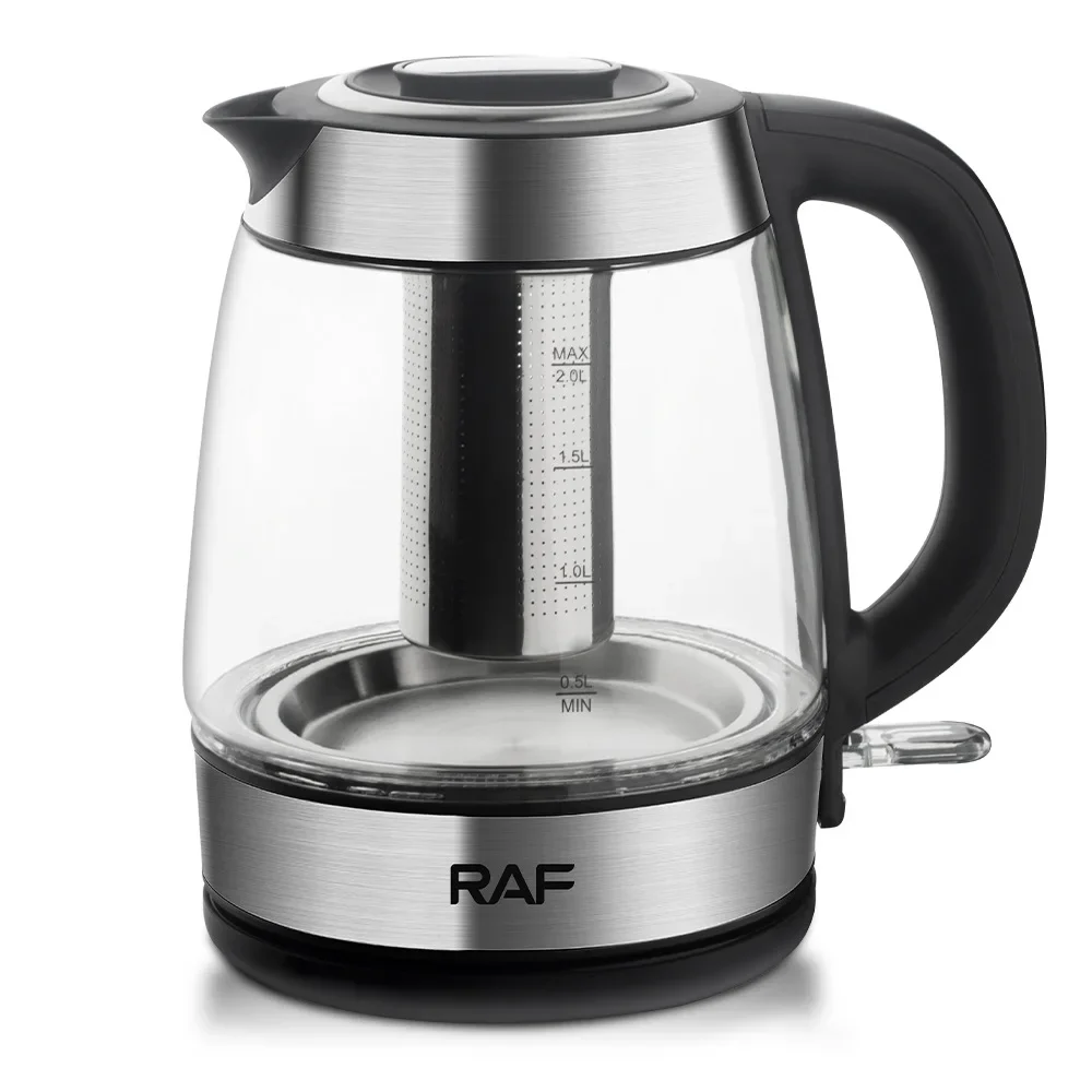 

Electric Glass Tea Kettle with Removable Stainless Steel Infuser, BPA-Free