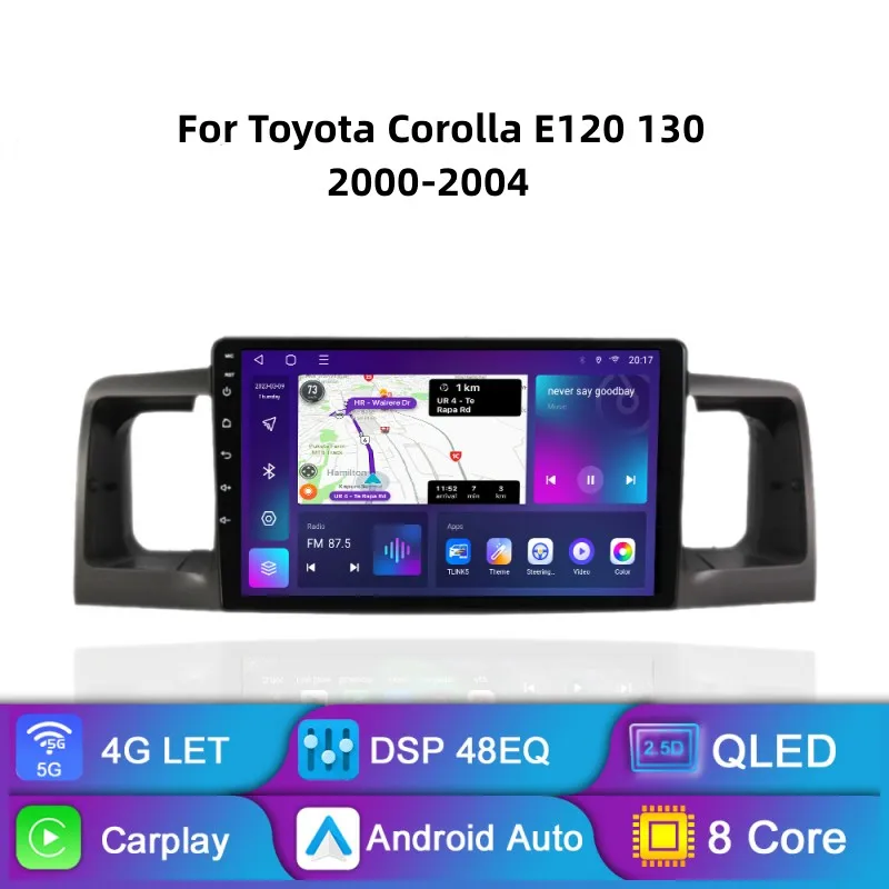 Android Car Radio Multimedia Player For Toyota Corolla E120 130 2000-2004 BYD F3 Navigation GPS Carplay Touch Screen Auto Stereo
Android Car Radio Multimedia Player For Toyota Corolla E120 130 2000-2004 BYD F3 Navigation GPS Carplay Touch Screen Auto Stereo