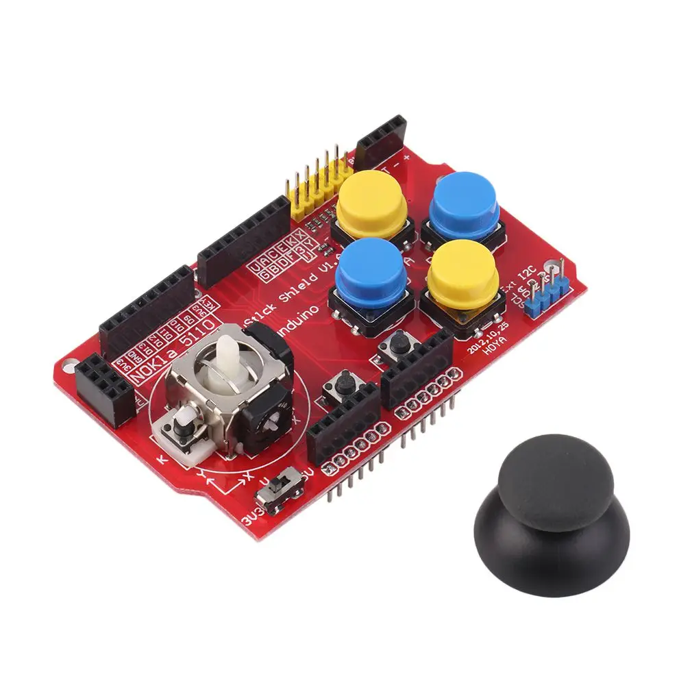 3.3V To 5V Gamepad Joystick Shield Module Game Rocker Button Controller Expansion Board Simulated Keyboard Mouse
3.3V To 5V Gamepad Joystick Shield Module Game Rocker Button Controller Expansion Board Simulated Keyboard Mouse