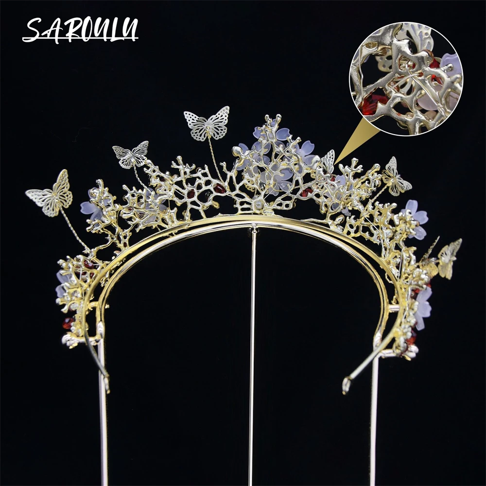 Wedding Bride Tiara Hair Accessories For Women Wedding Accessories Butterfly Hair Jewelry Headband bijoux de tete mariage
Wedding Bride Tiara Hair Accessories For Women Wedding Accessories Butterfly Hair Jewelry Headband bijoux de tete mariage