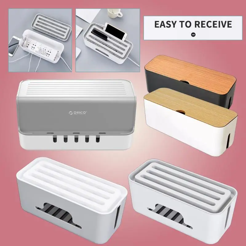 Cable Storage Box Power Line Dustproof Case Charger Socket Organizer For Wire Plug Protection Anti-electric Shock Finishing Box
Cable Storage Box Power Line Dustproof Case Charger Socket Organizer For Wire Plug Protection Anti-electric Shock Finishing Box