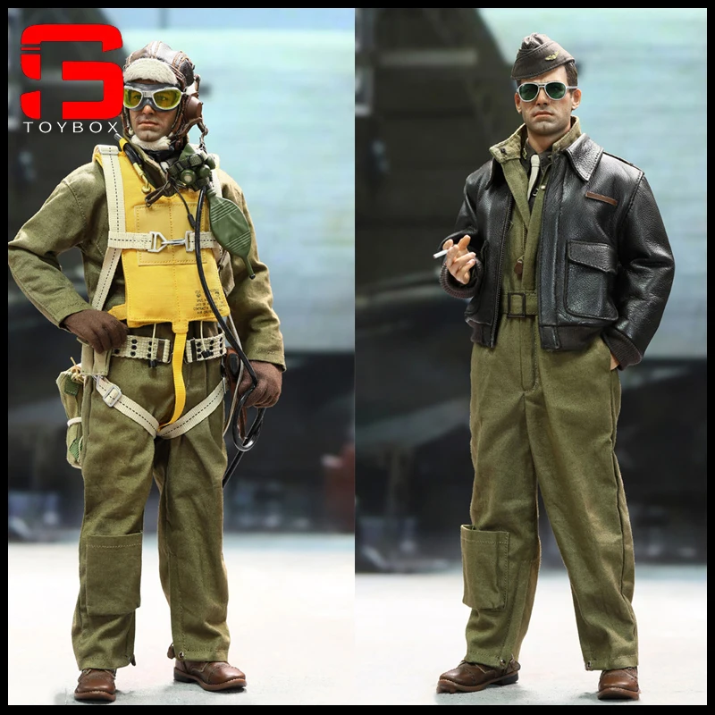 

DID A80167 1/6 WWII US Army Air Forces Pilot Captain Rafe Action Figure 12'' Male Soldier Figurine Full Set Collectible Model