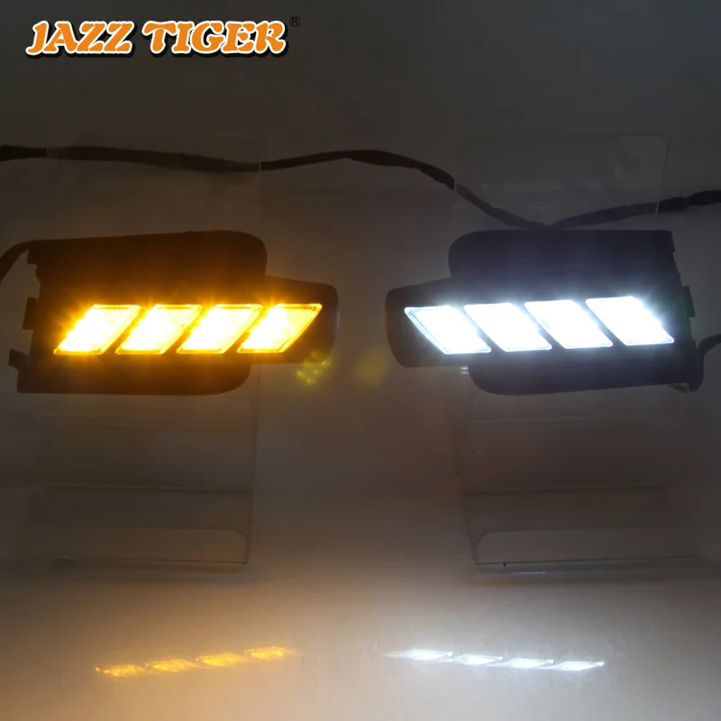JAZZ TIGER Yellow Turn Signal Relay 12V Car DRL Lamp LED Daytime Running Light Daylight For Toyota Prado FJ120 LC120 2003 - 2009
JAZZ TIGER Yellow Turn Signal Relay 12V Car DRL Lamp LED Daytime Running Light Daylight For Toyota Prado FJ120 LC120 2003 - 2009