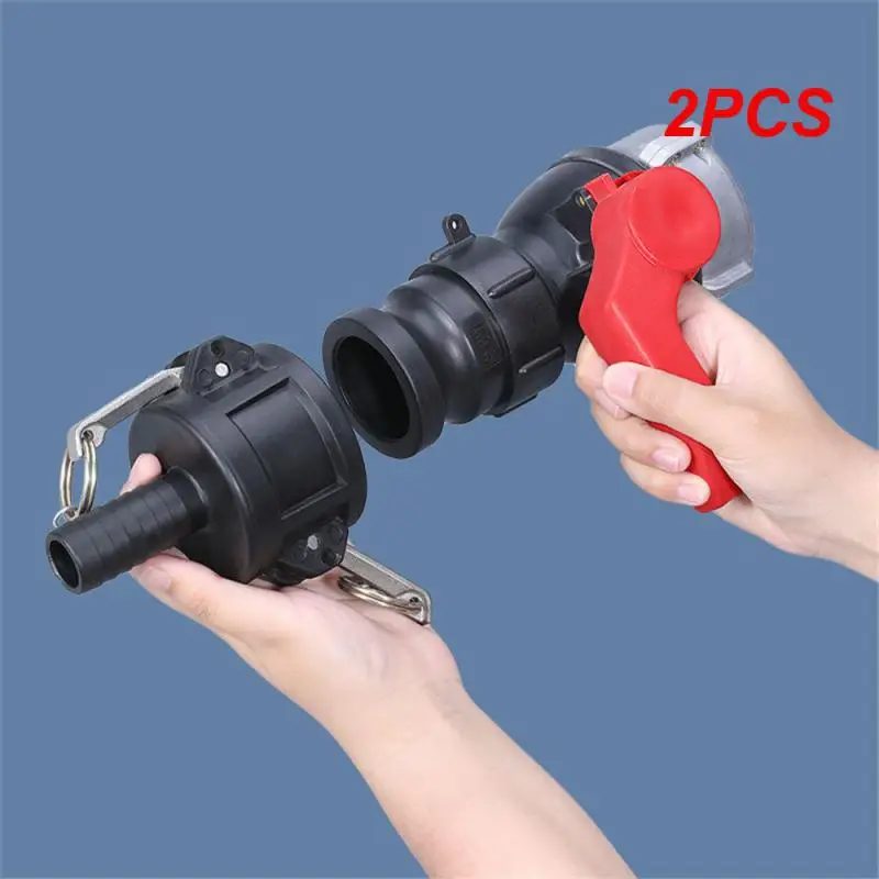 

2PCS IBC Tank Adapter Material Camlock Fitting, Type C, 64mm Female Camlock Coupler X 1" 1.5'' 2" Hose Shank