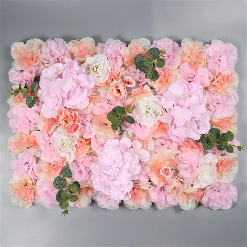 

Искусственный цветок 40x60 см, настенное свадебное украшение, роза, ручная имитация цветов, растения, уличная Праздничная фоновая панель