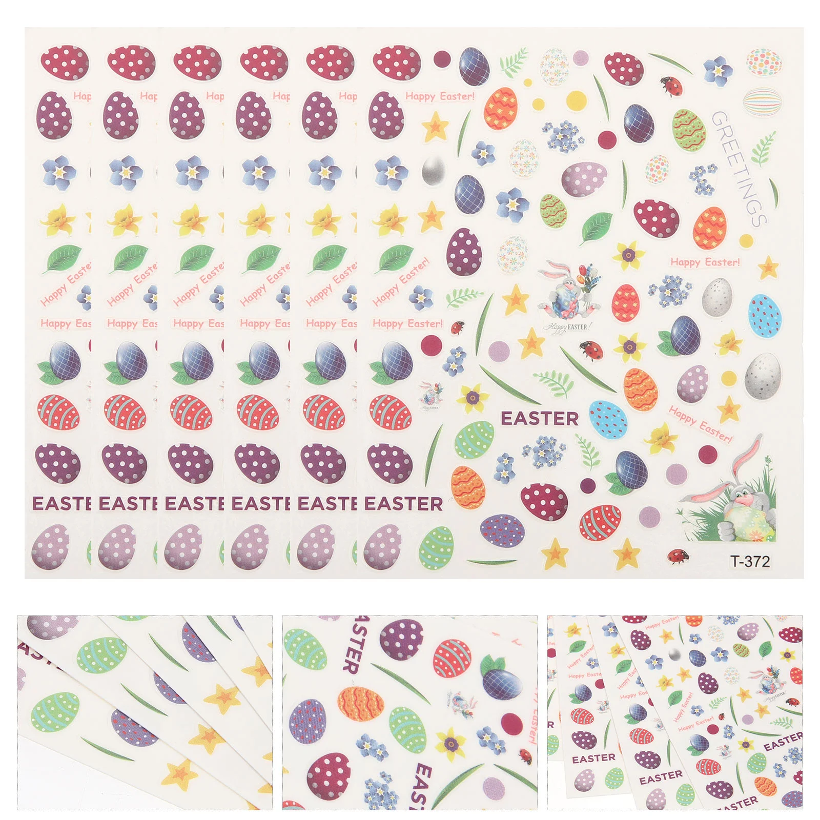 6 Sheets Easter Nail Sticker Decals Easter Egg Bunny Nail Sticker for Women Girls Kids
6 Sheets Easter Nail Sticker Decals Easter Egg Bunny Nail Sticker for Women Girls Kids
