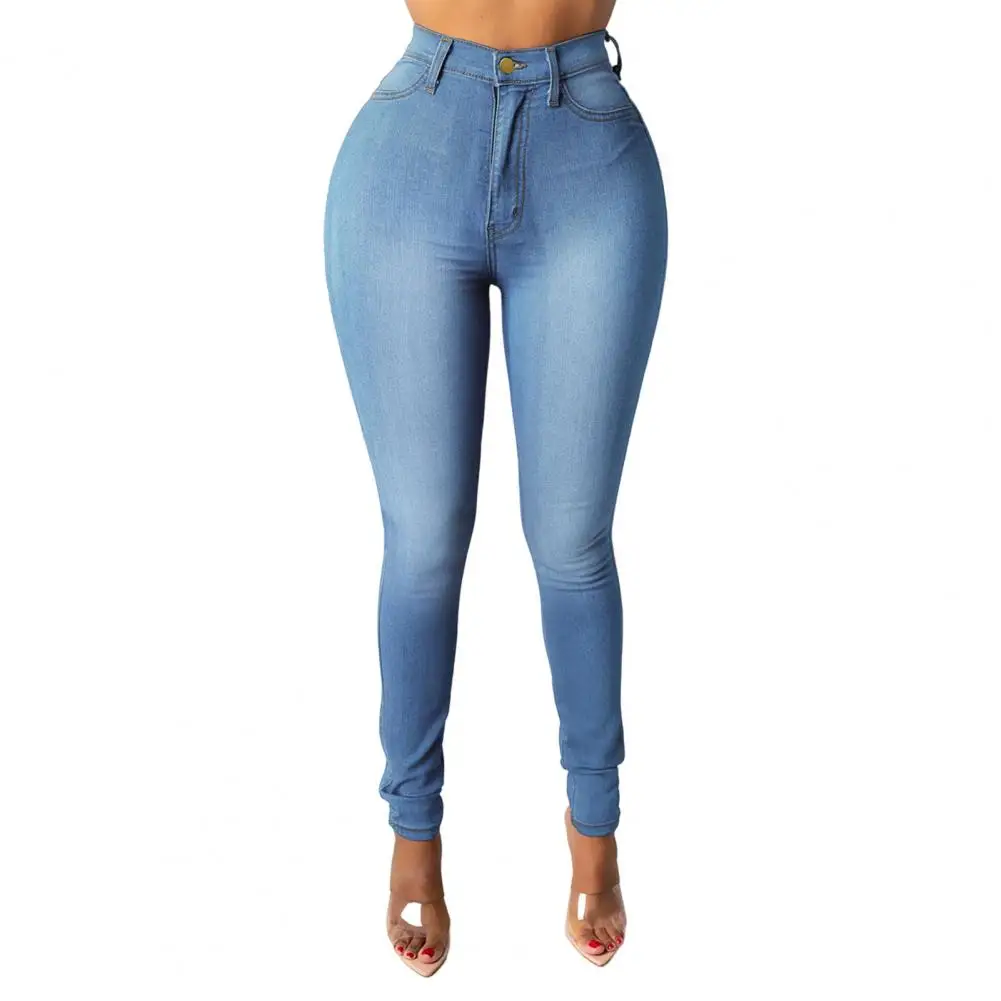 Women Skinny Jeans High Waist Zipper Button Fly Pockets Denim Pencil Trousers Streetwear
Women Skinny Jeans High Waist Zipper Button Fly Pockets Denim Pencil Trousers Streetwear