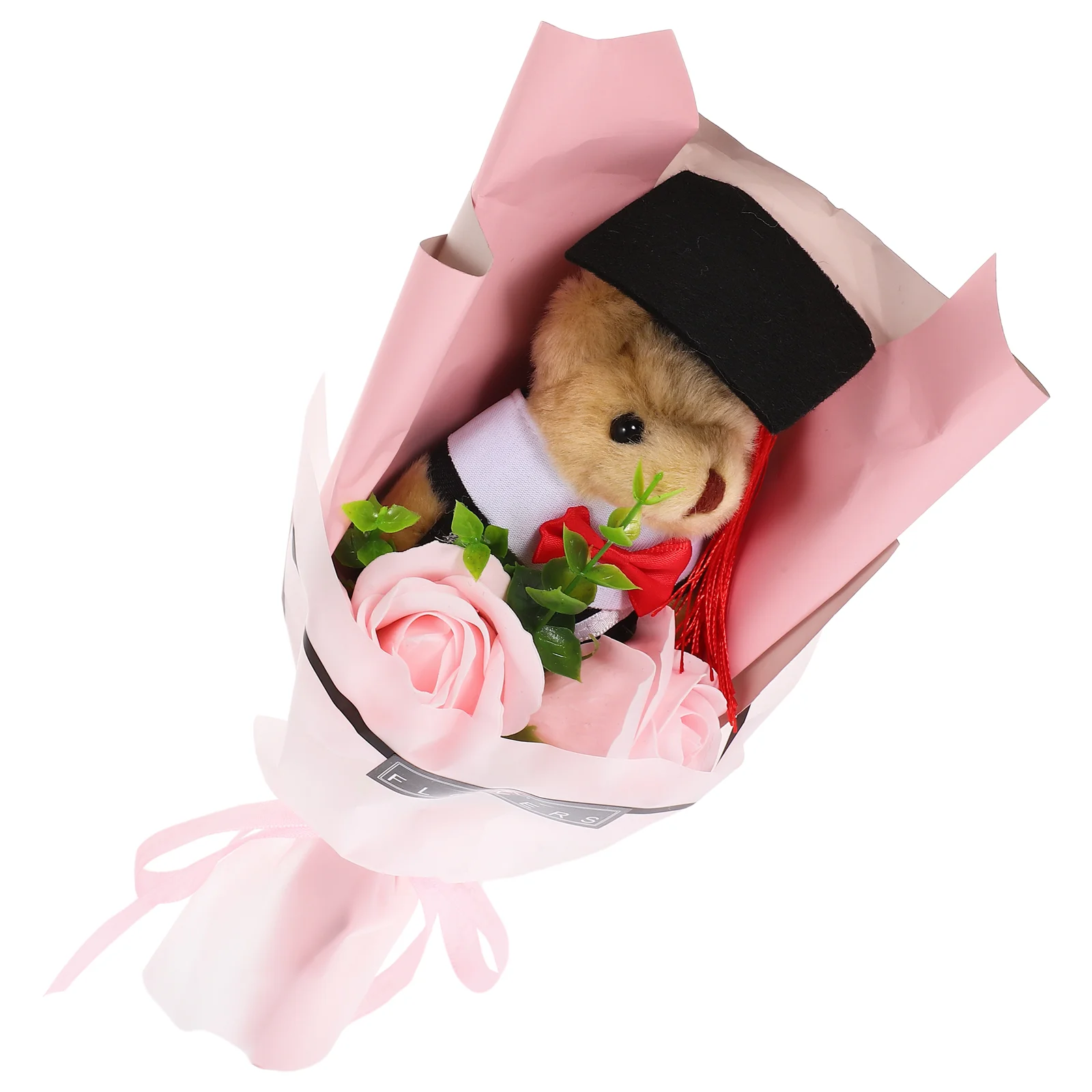 

Decor Dr Bear Bouquet Graduates Accessories Presents Ornament Baby Graduation Flower Gift Gifts Creative Banquet