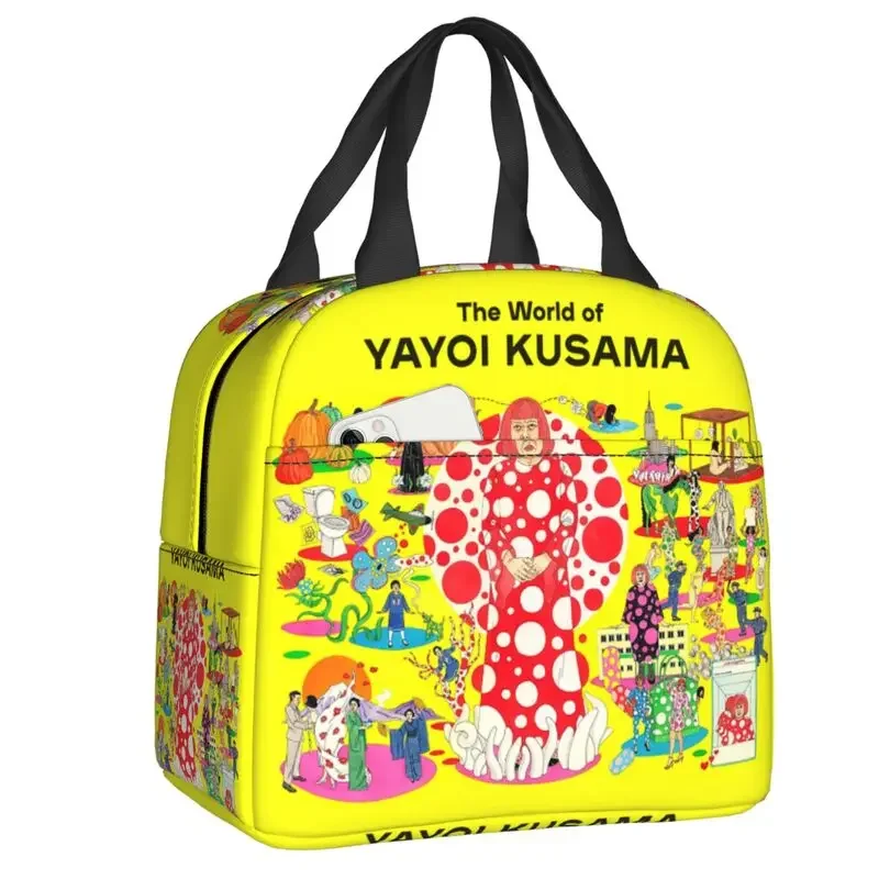 The World Of Yayoi Kusama Lunch Bag Men Women Cooler Thermal Insulated Lunch Container for Kids School Work Food Picnic Tote Bag
The World Of Yayoi Kusama Lunch Bag Men Women Cooler Thermal Insulated Lunch Container for Kids School Work Food Picnic Tote Bag
