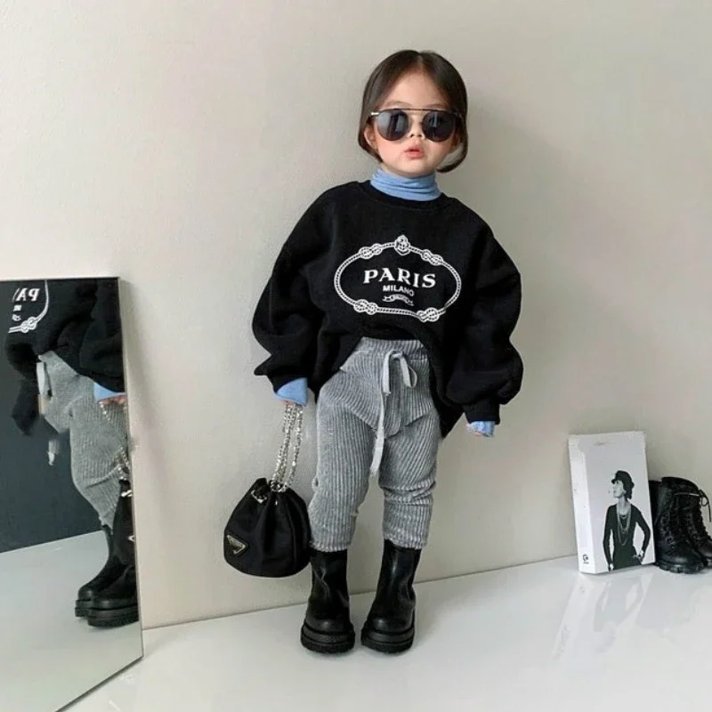 2023 Spring Girls Long Sleeve Letter T Shirt Kids Warm Fleece Tops Kids Clothes Girls Hoodies
2023 Spring Girls Long Sleeve Letter T Shirt Kids Warm Fleece Tops Kids Clothes Girls Hoodies