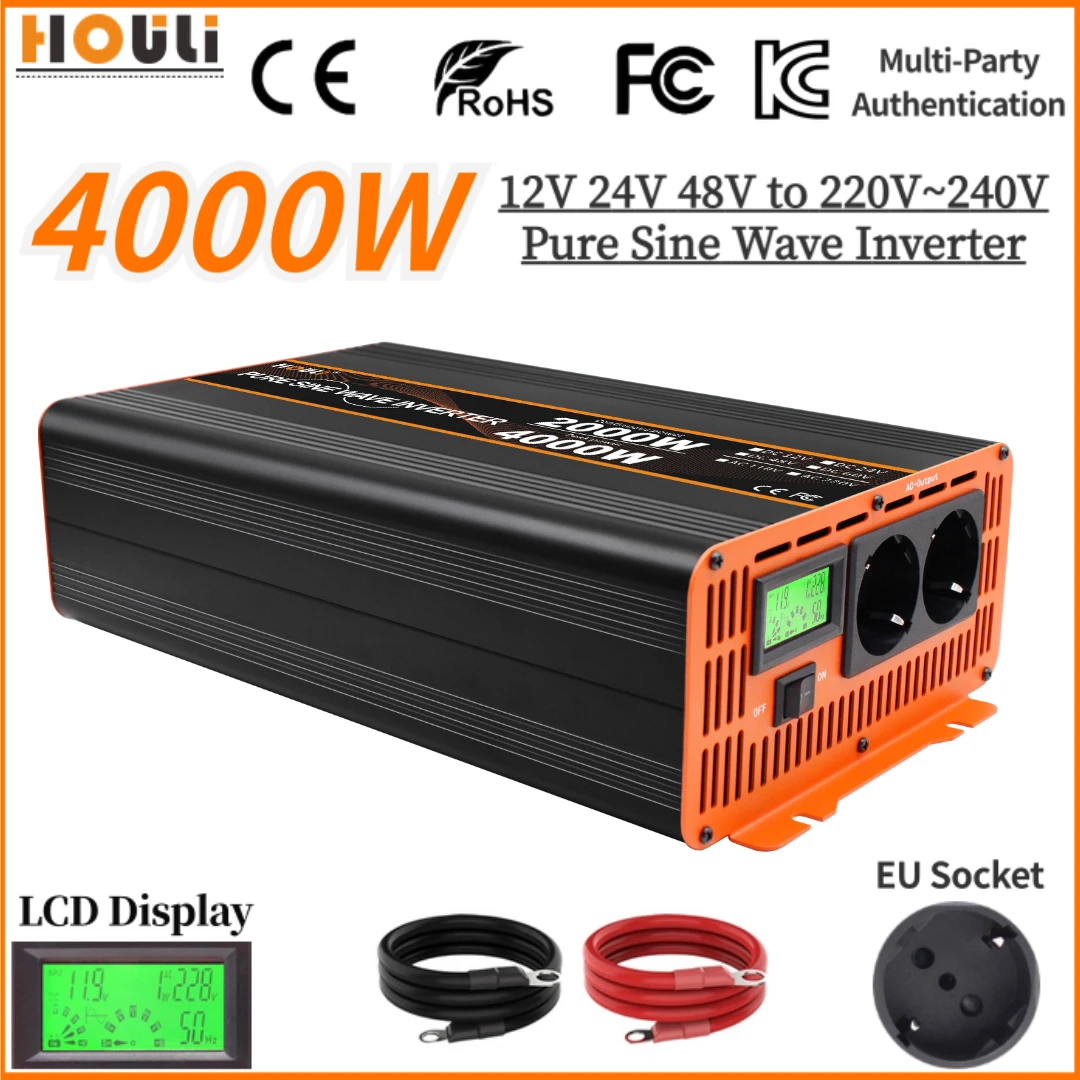 Преобразователь напряжения Pure Sinus Wave 1600 Вт 2000 Вт 3000 Вт 4000 Вт 12 В 24 в 48 В переменного тока 220 В Преобразователь мощности 50 Гц 60 Гц трансформатор солнечной энергии для автомобиля
Преобразователь напряжения Pure Sinus Wave 1600 Вт 2000 Вт 3000 Вт 4000 Вт 12 В 24 в 48 В переменного тока 220 В Преобразователь мощности 50 Гц 60 Гц трансформатор солнечной энергии для автомобиля