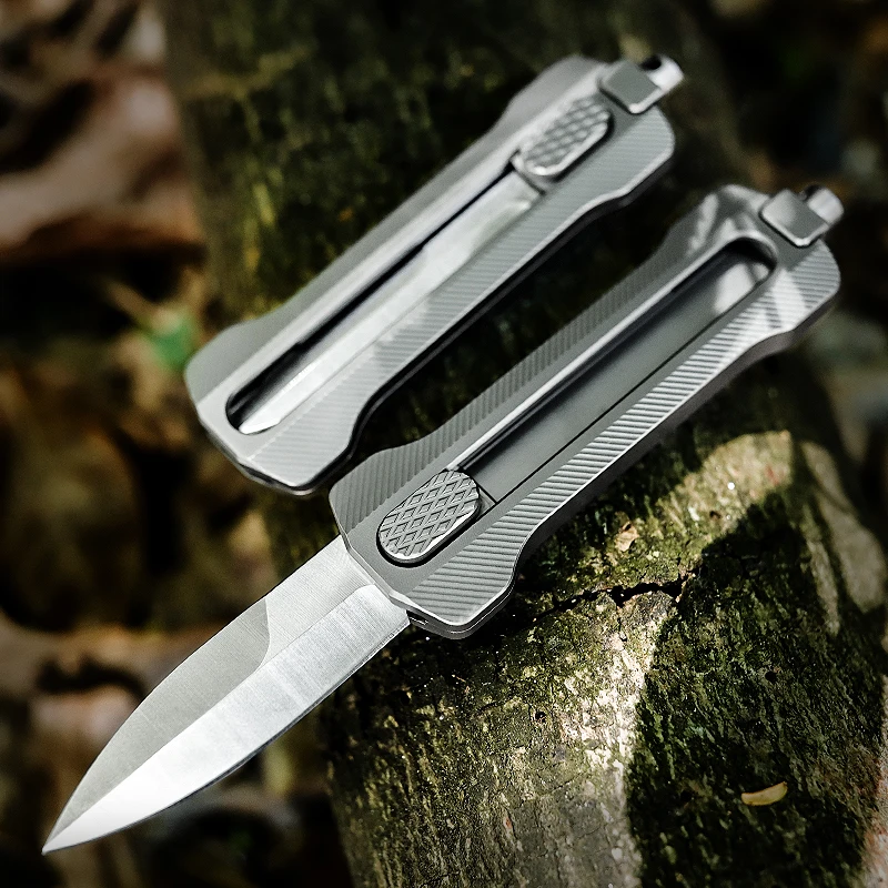 Titanium utility knife EDC camping equipment push-pull knife unboxing knife hunting supplies survival tool knife broken window s
Titanium utility knife EDC camping equipment push-pull knife unboxing knife hunting supplies survival tool knife broken window s